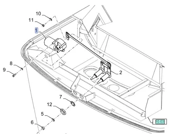 87668506 - Электропривод стеклоочистителя